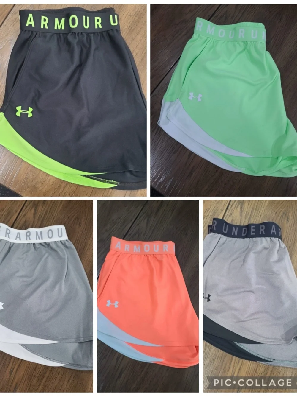 Under Armour Women’s' Athletic Shorts - Assorted Neon & Neutral Colors, size XL - Picture 1 of 16